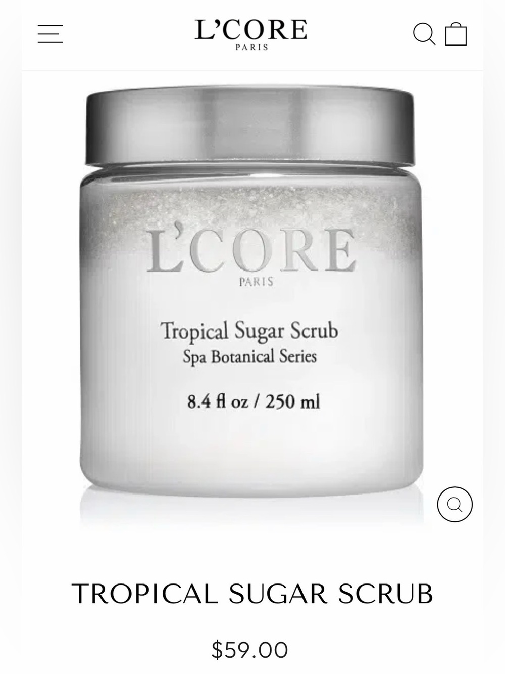 L'Core Paris Tropical Sugar Scrub - Picture 2 of 4